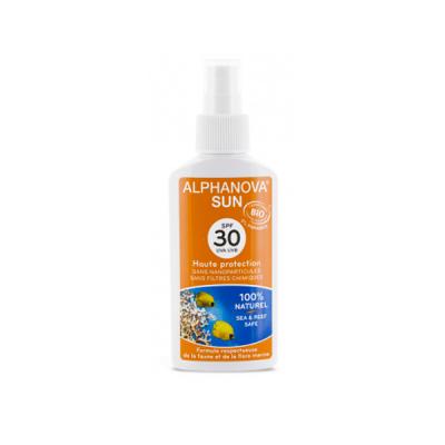 Spray solaire Certifié biologique, Haute protection SPF 30